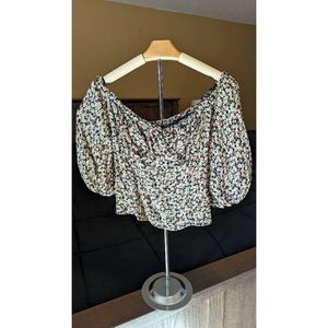 AFRM floral blouse